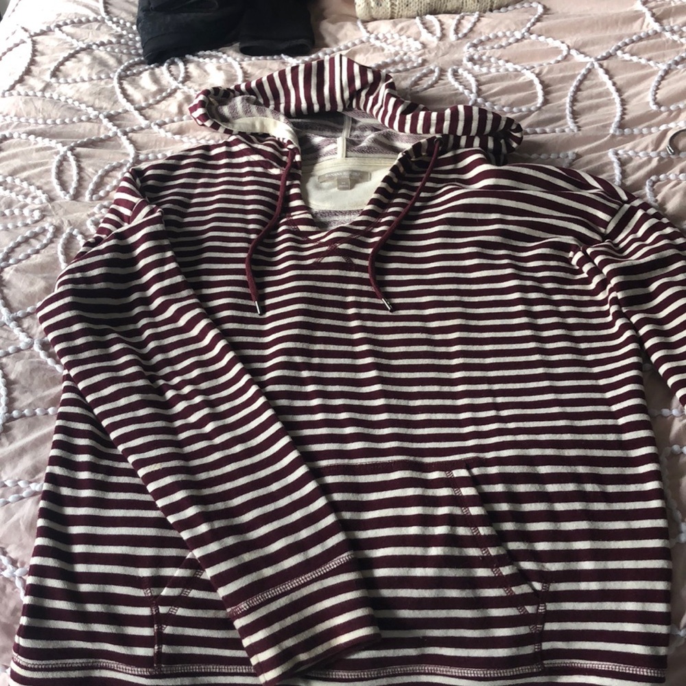 Hooded lightweight sweatshirt